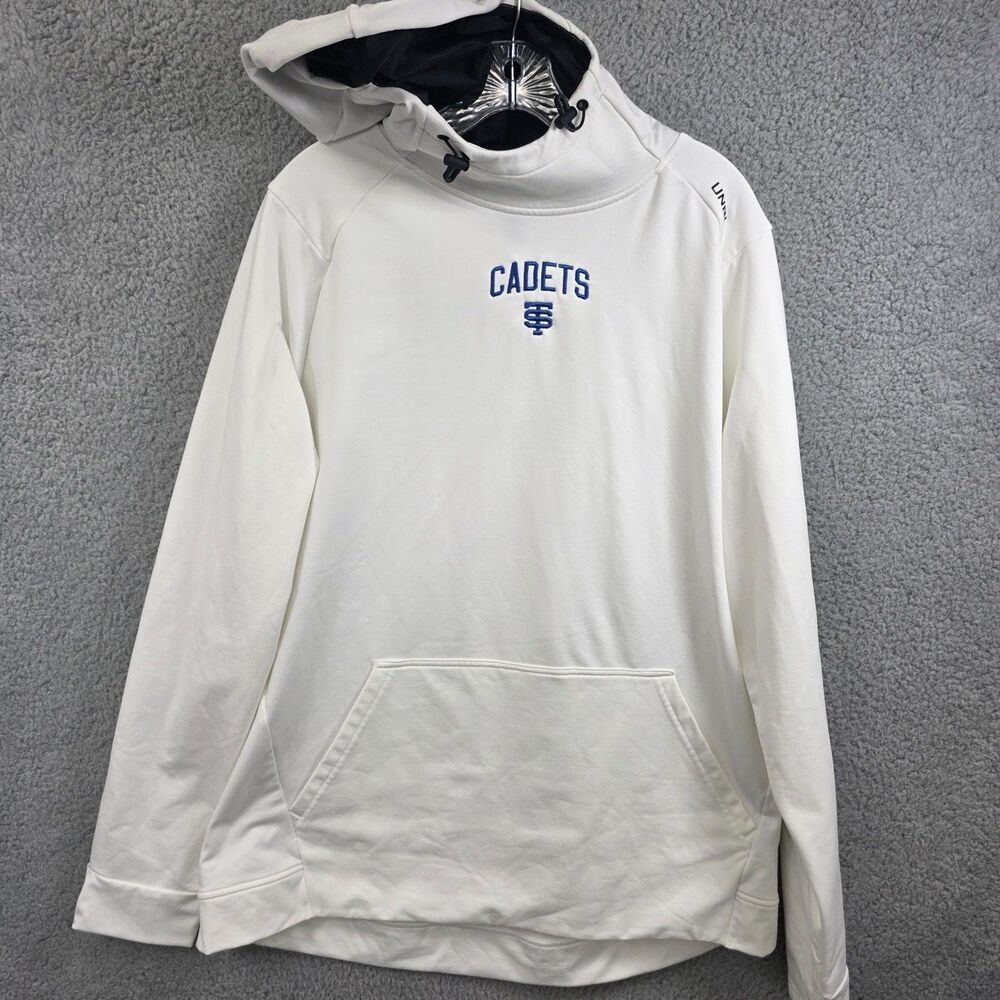 St Thomas Academy Cadets Football MSHSL MN HS UNRL White Hoodie Size XL